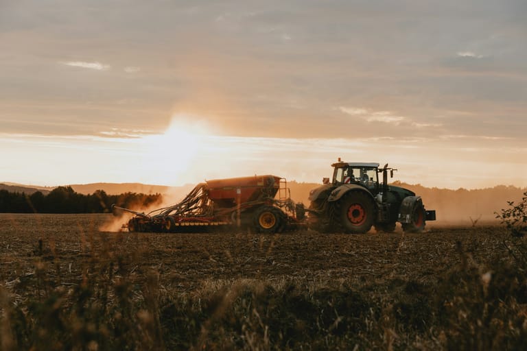 Agricultural machinery power transmission